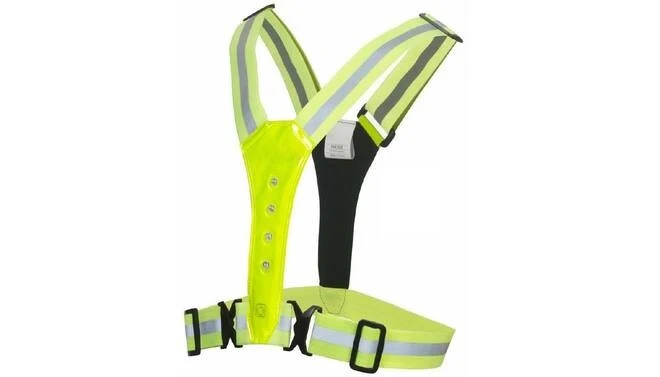 LED Reflecterende Hardloopvest - Veiligheidsvest - One Size - Fietsvest Geel