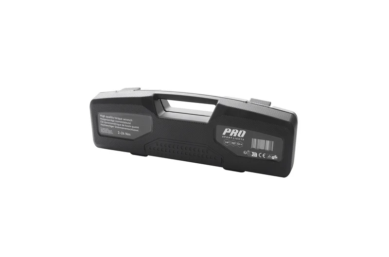 Pro Sport Lights Momentsleutel Fiets 2–24 Nm – Rood/Zwart, 1/4″