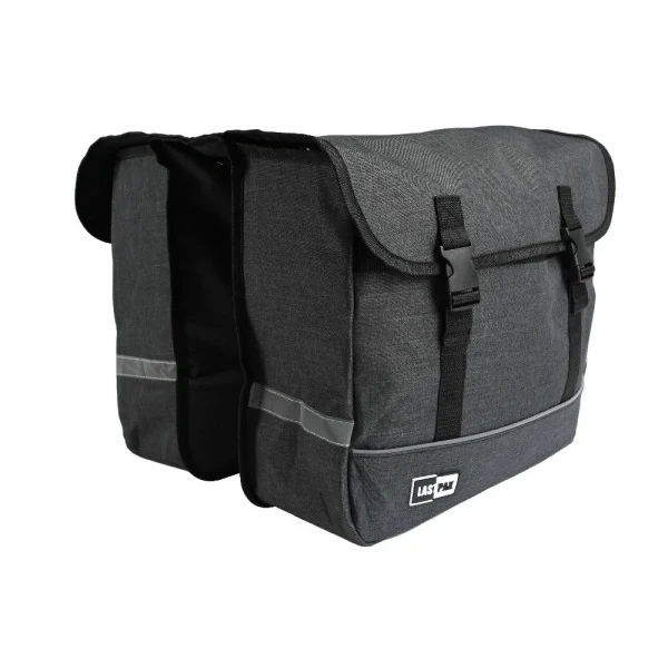 Lastpak Fietstassen Dubbel Waterdicht - 35L Grijs