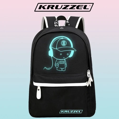 Rugzak Jongens Voor School 19 Liter Met LED Schoolrugzak USB met reflectoren