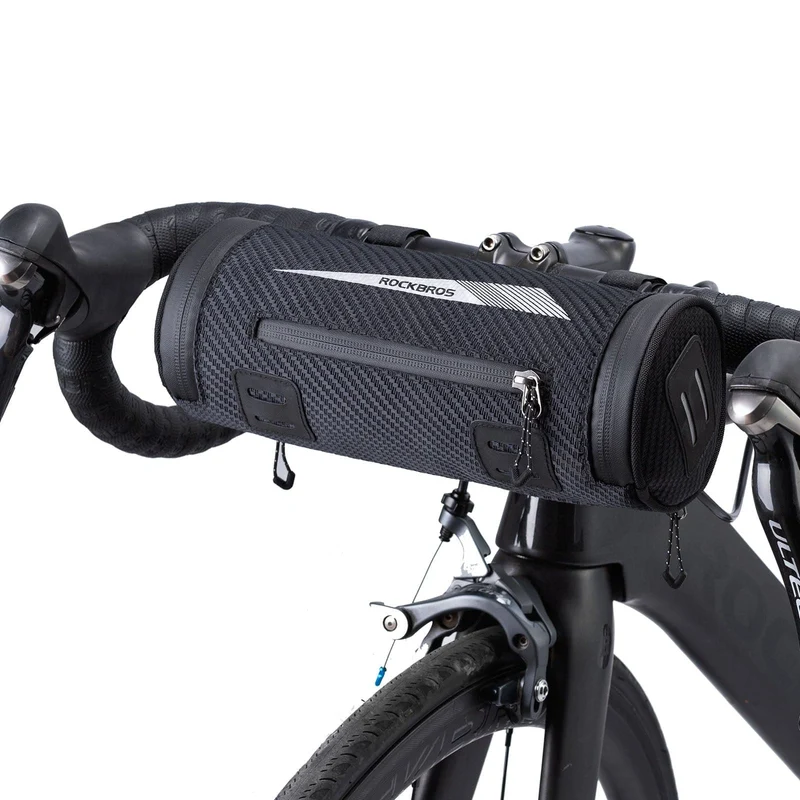 ROCKBROS 3 in 1 Praktisch Lenkertasche Zylindrisch Multifunktional 2L