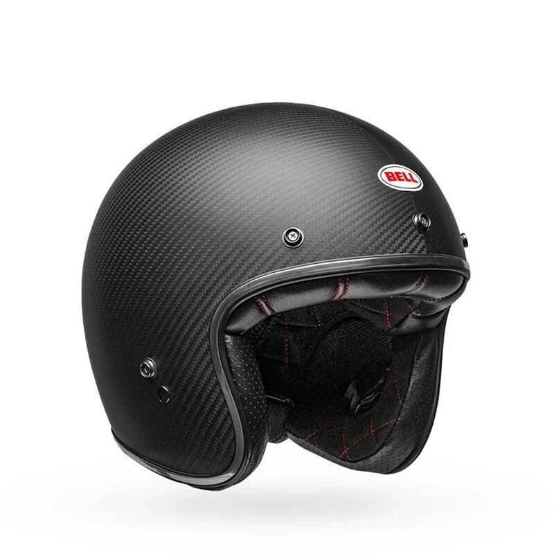 Bell Custom 500 Carbon Open Face Motorcycle Helmet