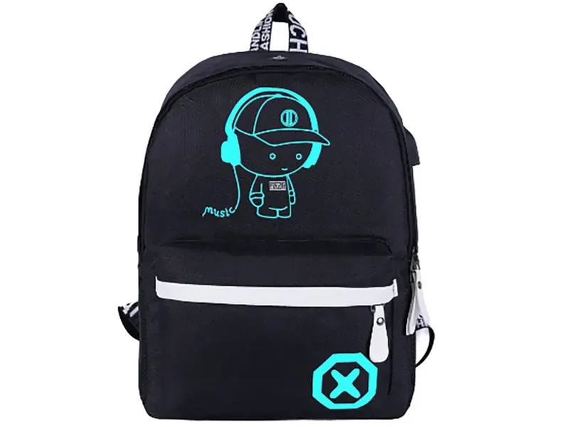 Rugzak Jongens Voor School of Sport Met LED 19 Liter Schoolrugzak - USB Oplaadpoort