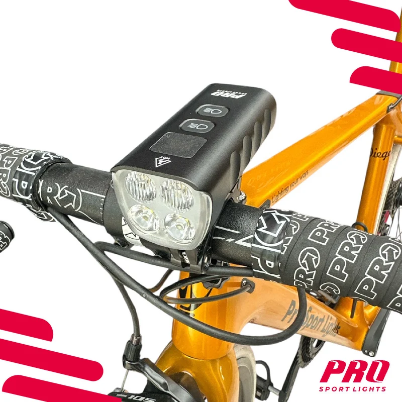Voorlicht Performance 1800 Lumen Fietsverlichting - Racefiets/MTB Pro Sport Lights