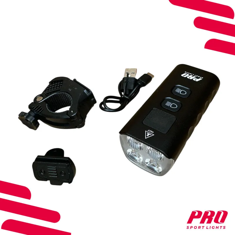Voorlicht Performance 1800 Lumen Fietsverlichting - Racefiets/MTB Pro Sport Lights