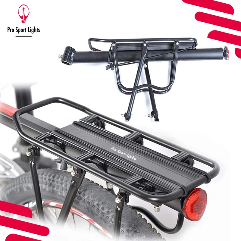 Pro Sport Lights Verstelbare MTB-Bagagedrager – Aluminium, tot 50 kg