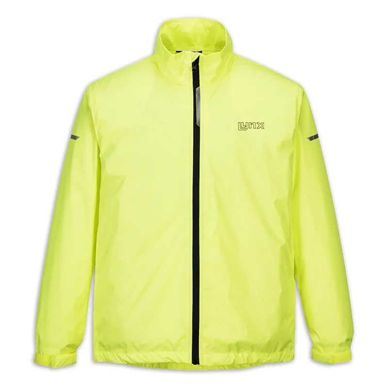 Regenjas Dames Heren Regenjack Wielrennen - Fluogeel - Winddicht - Reflecterend