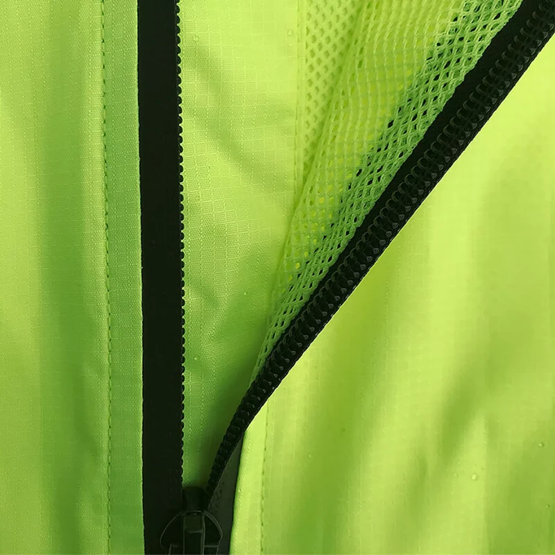 Regenjas Dames Heren Regenjack Wielrennen - Fluogeel - Winddicht - Reflecterend
