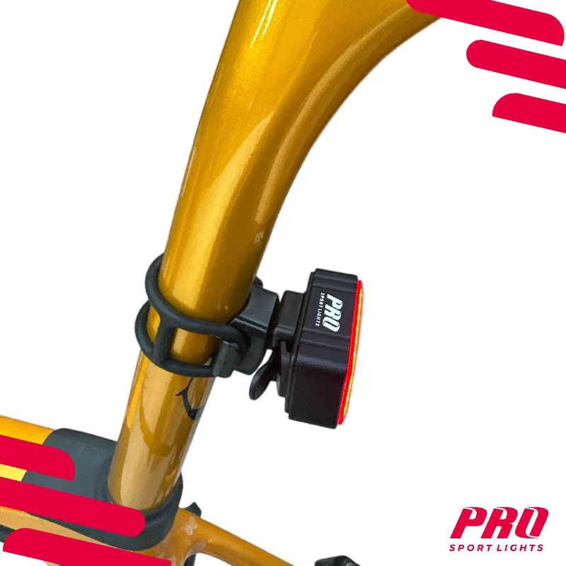 Achterlicht Fiets LED Met Remsensor Fietsverlichting USB Oplaadbaar - 125 Lumen - Rood