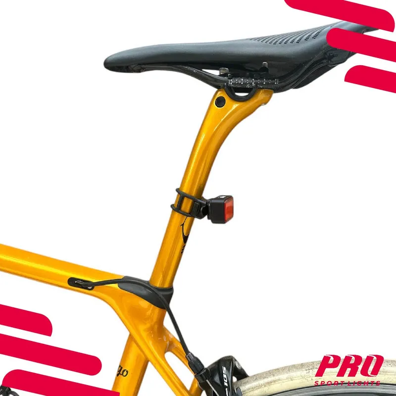 Achterlicht Fiets LED Met Remsensor Fietsverlichting USB Oplaadbaar - 125 Lumen - Rood