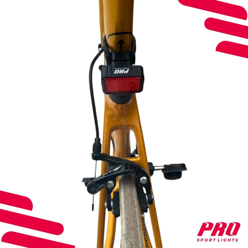 Achterlicht Fiets LED Met Remsensor Fietsverlichting USB Oplaadbaar - 125 Lumen - Rood