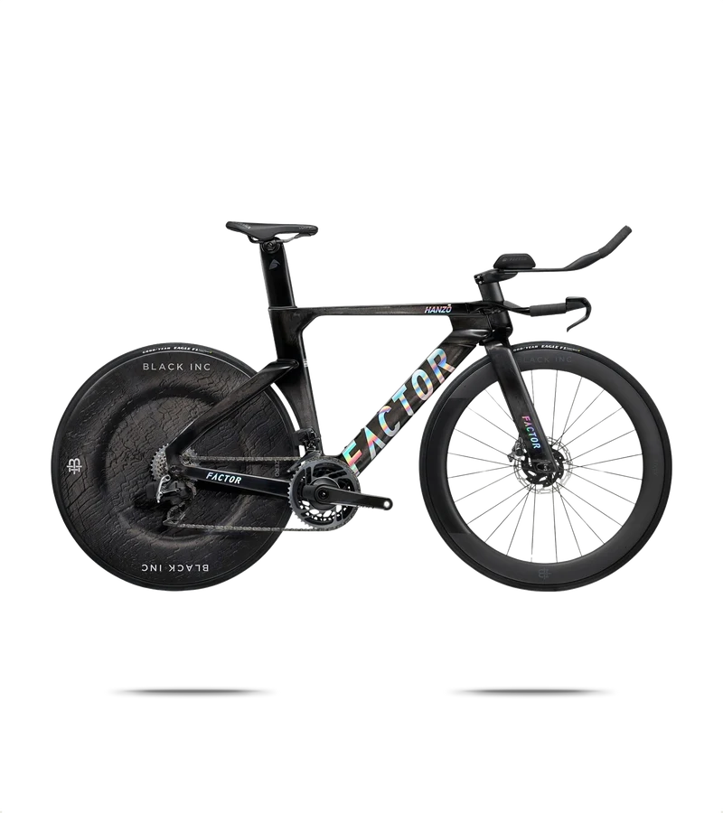 HANZO Force AXS Black Inc Zero/Three TT/Triathlon Bike