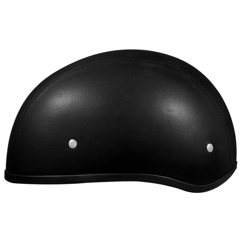 Daytona Skull Cap Leather Half Helmet