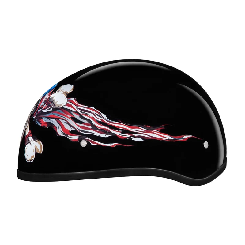 Daytona Skull Cap Patriot Half Helmet