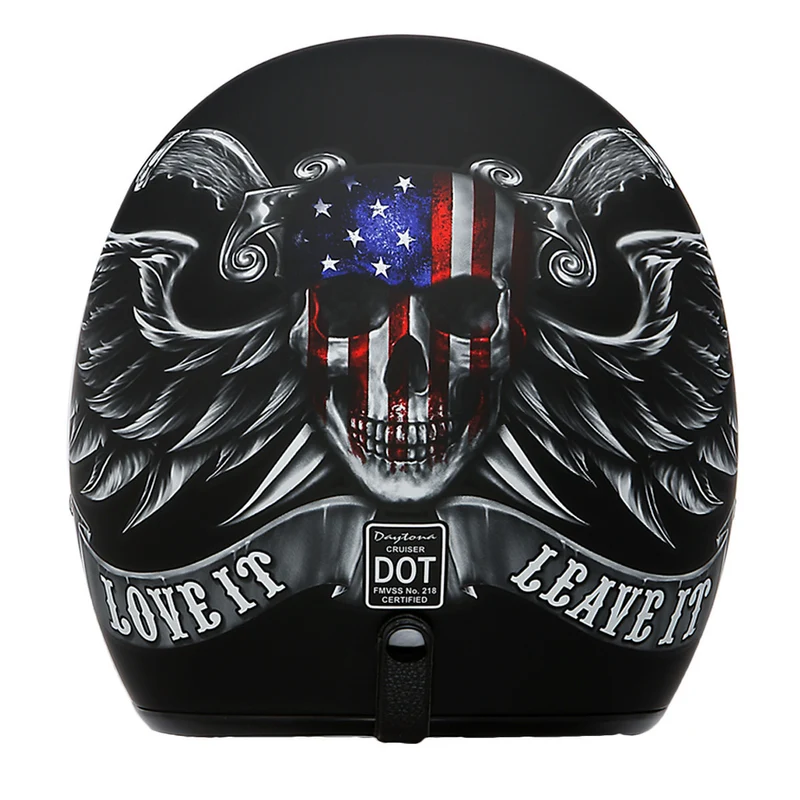 Daytona Cruiser Love It Open Face Motorcycle Helmet