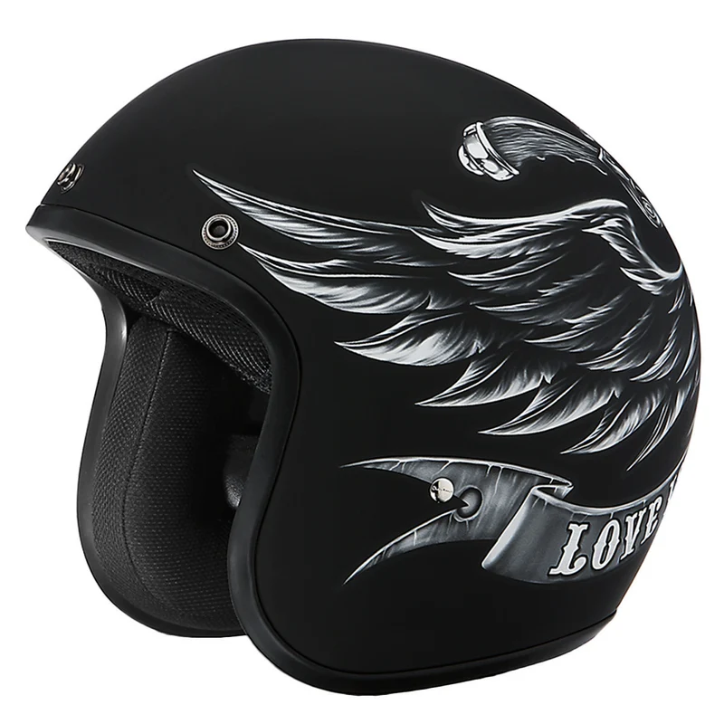 Daytona Cruiser Love It Open Face Motorcycle Helmet