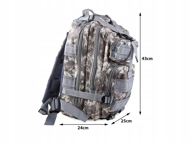 Tactische Militaire Rugzak Survival Digital Camo 30 Liter