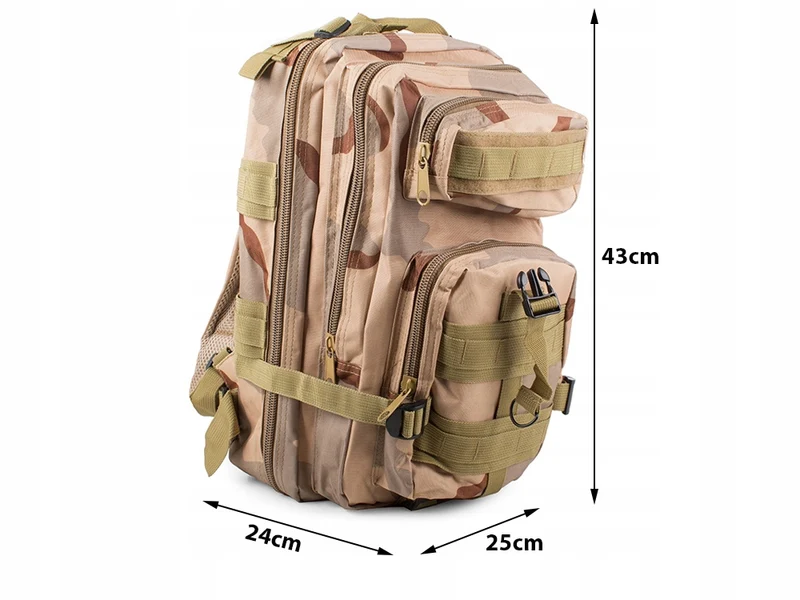 Tactische Militaire Rugzak Survival Camo 30 Liter