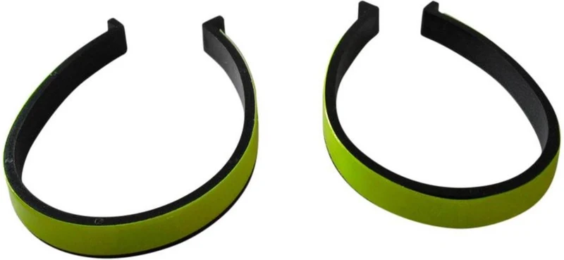 Fiets Broekklemmen met reflectoren - Geel - One-Size Broekclip