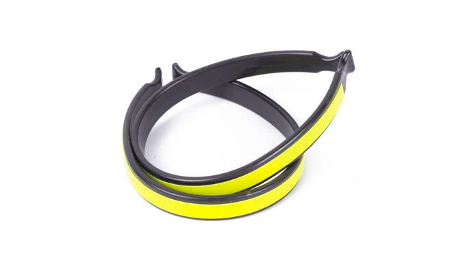 Fiets Broekklemmen met reflectoren - Geel - One-Size Broekclip