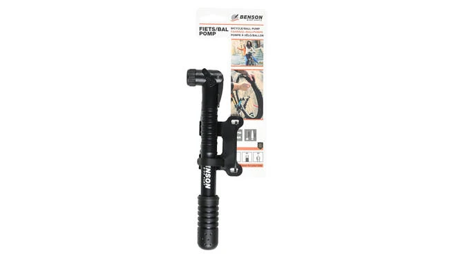 Fietspomp Zwart Handpomp Stadsfiets 23cm