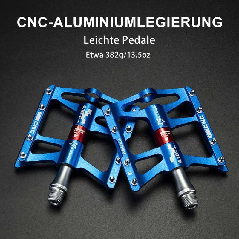 Fahrrad Pedale 9/16 für MTB/BMX/Rennrad 4 Sealed Bearings