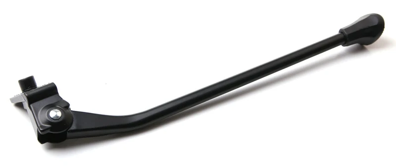 Fietsstandaard aluminium zwart + dop 35cm