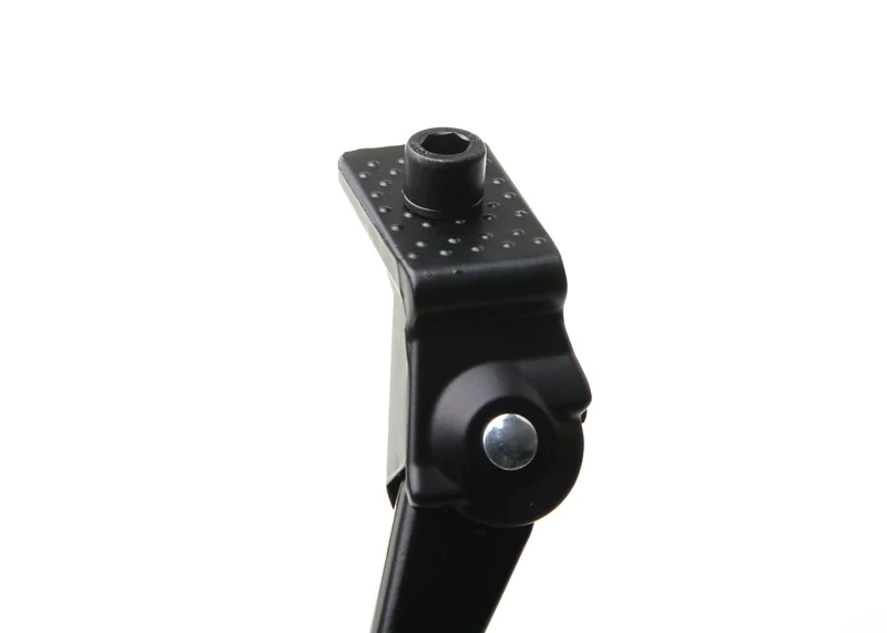 Fietsstandaard aluminium zwart + dop 35cm