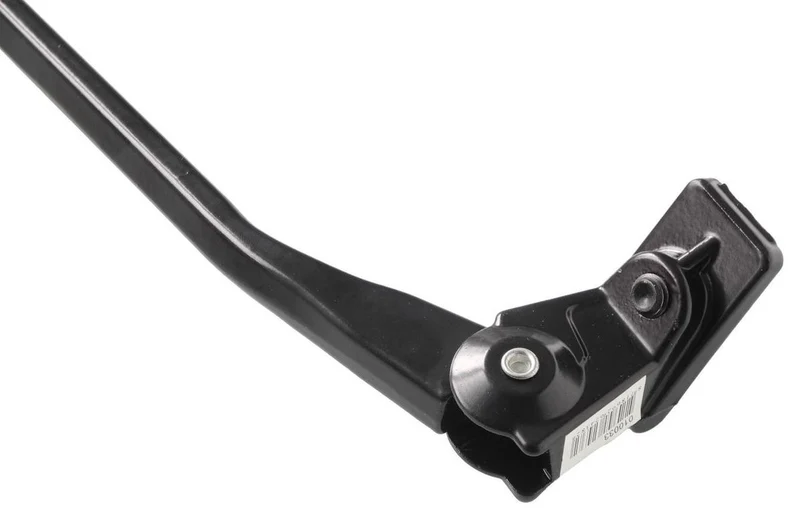 Fietsstandaard aluminium zwart + dop 35cm