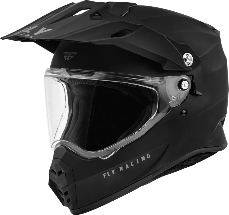 Fly Racing Trekker Solid Motorcycle Helmet