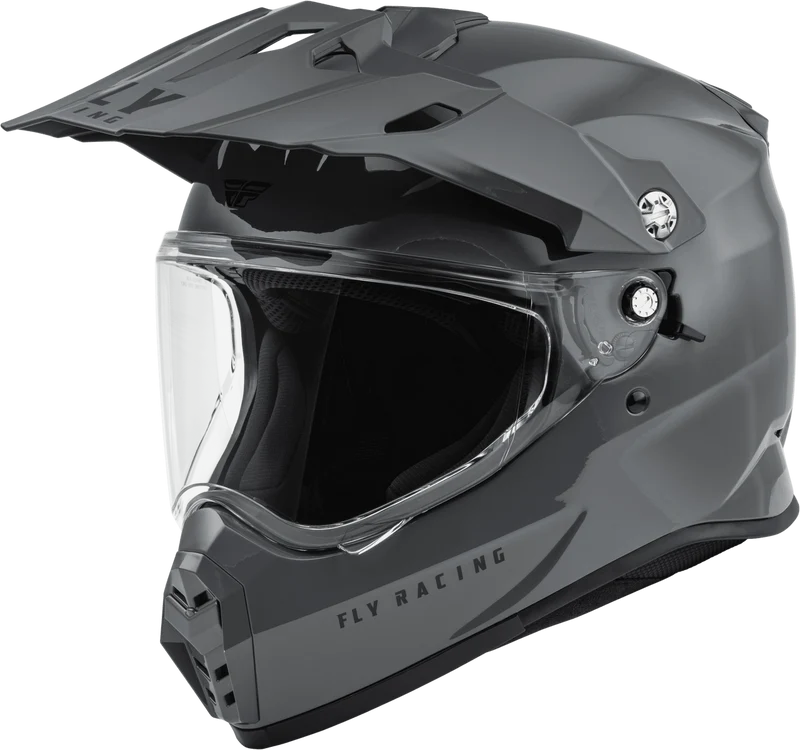 Fly Racing Trekker Solid Motorcycle Helmet