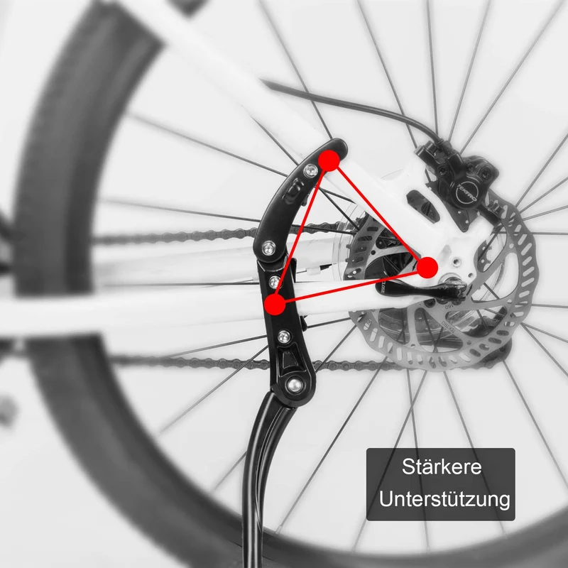 ROCKBROS Verstellbar Fahrradständer Seitenständer für 24-29 Zoll MTB