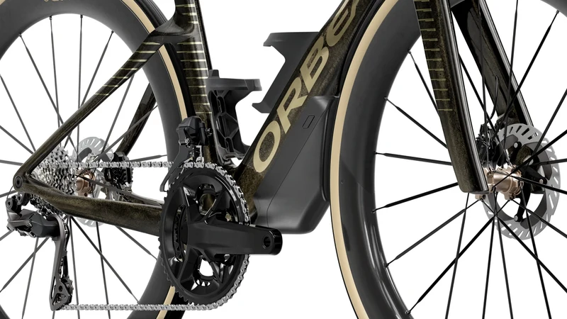 Orbea Orca Aero M21e LTD Magic Gold C. View - Titanium (Gloss) 2027