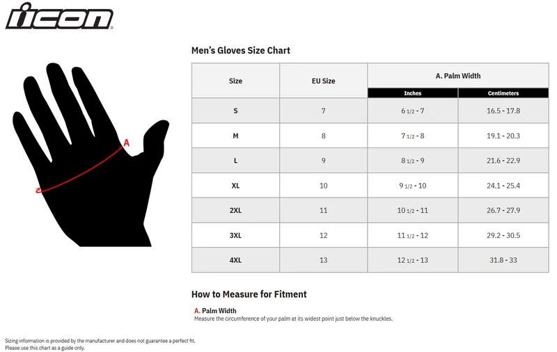 Icon Contra 3 Men's Motorcycle Gloves