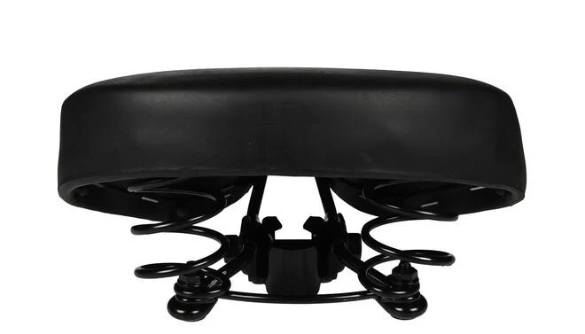 Universeel Zwart Fietszadel met Vering - Comfortabel Unisex