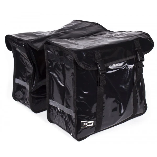 Fietstassen Dubbel 46 Liter - Zwart