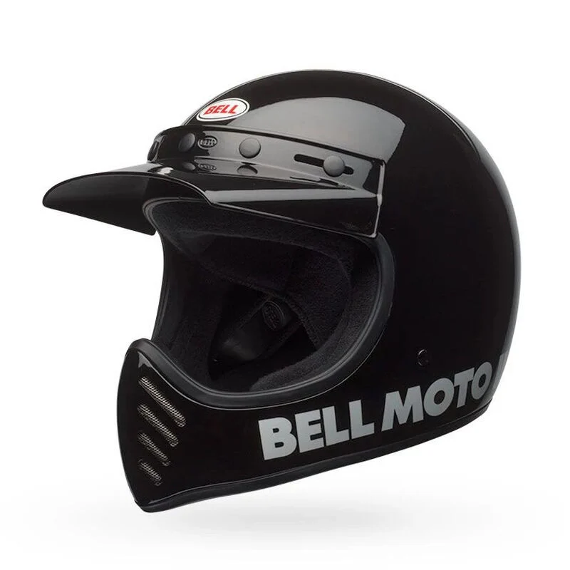 Bell Moto-3 Classic Solid Full Face Motorcycle Helmet