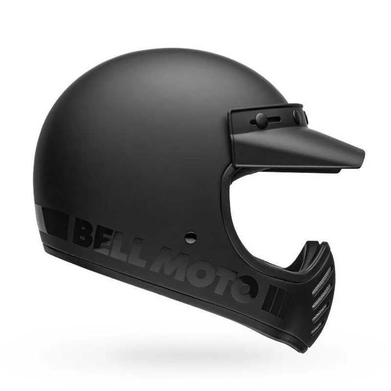 Bell Moto-3 Classic Solid Full Face Motorcycle Helmet