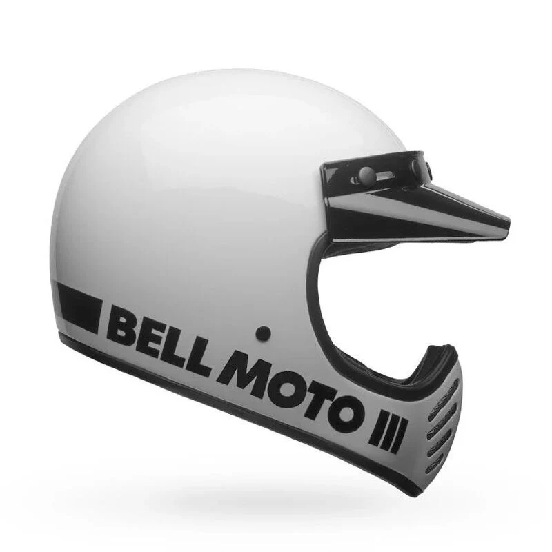 Bell Moto-3 Classic Solid Full Face Motorcycle Helmet