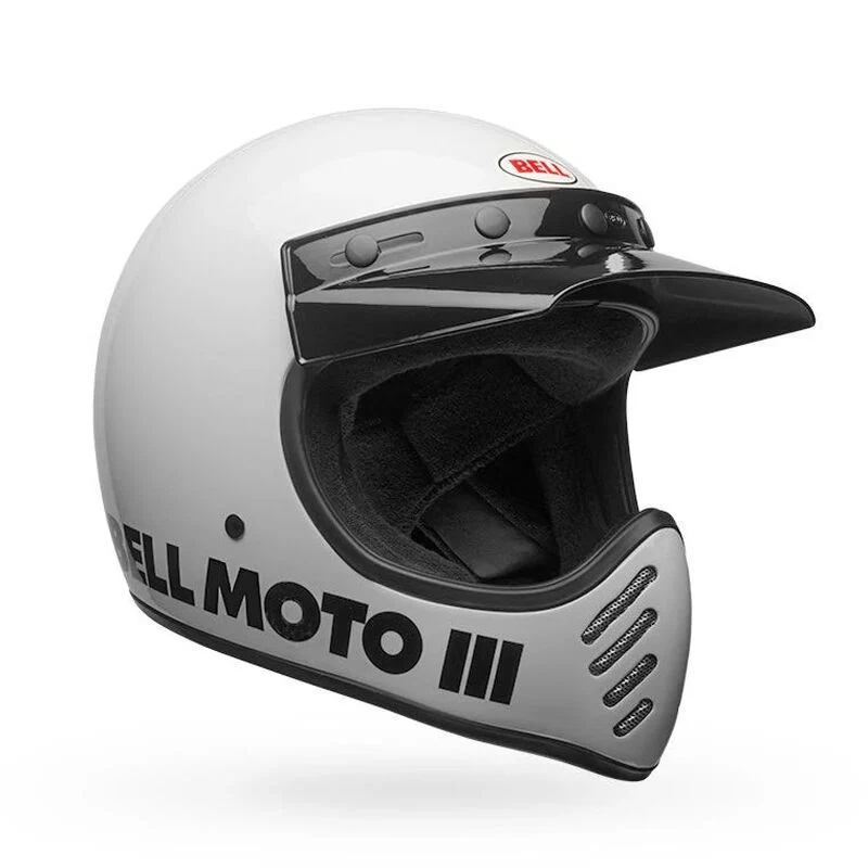 Bell Moto-3 Classic Solid Full Face Motorcycle Helmet