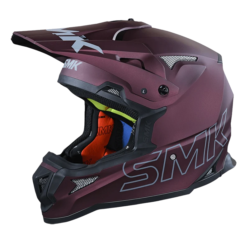 SMK Allterra Solid Off-Road Motorcycle Helmet