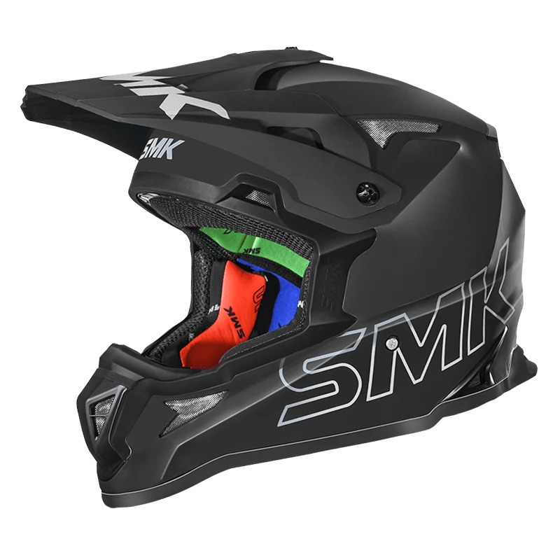 SMK Allterra Solid Off-Road Motorcycle Helmet