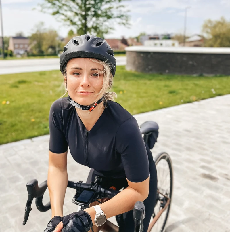 Fietshelm Mat Zwart - Medium/Large