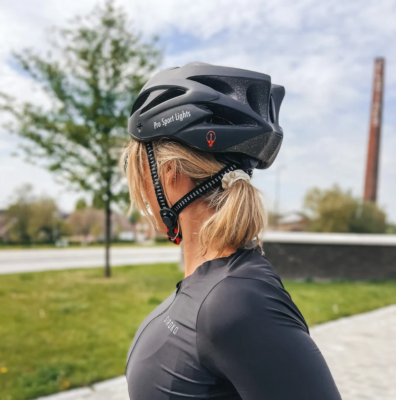 Fietshelm Mat Zwart - Medium/Large