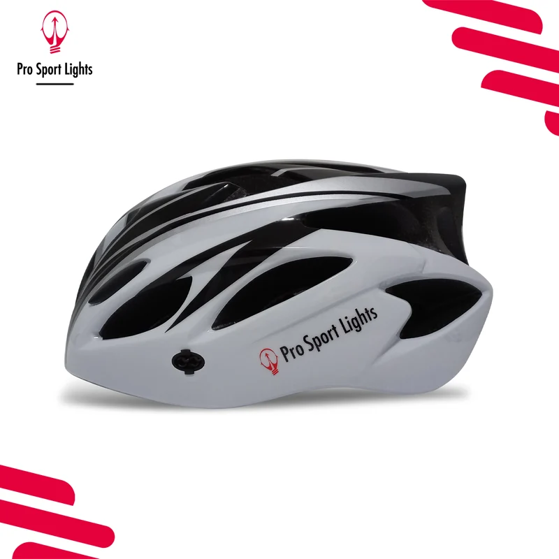 Fietshelm Heren/Dames - Wit/Zwart