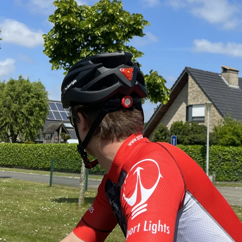 Pro Sport Lights Fietshelm - Mat Zwart - 54/61cm