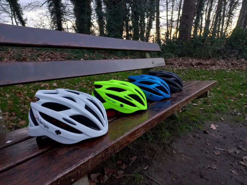 Pro Sport Lights Fietshelm - Mat Zwart - 54/61cm