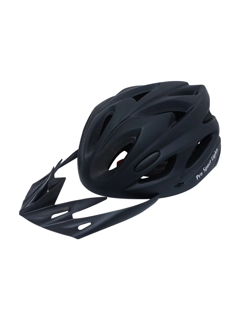 Fietshelm Pro Sport Lights Mat Zwart