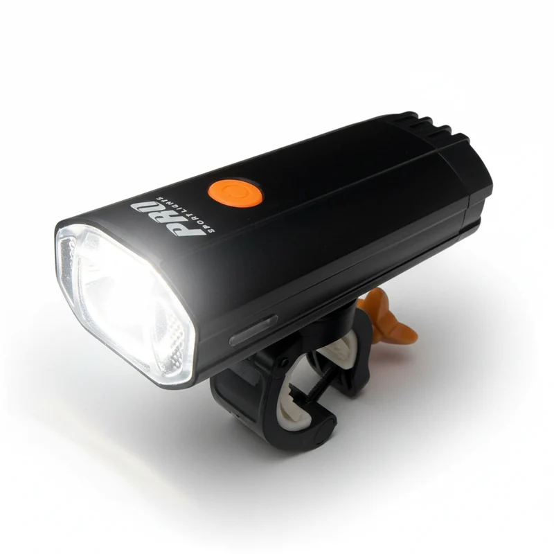 Voorlicht Fiets 1200 Lumen Pro Sport Lights LED Fietsverlichting USB Oplaadbaar