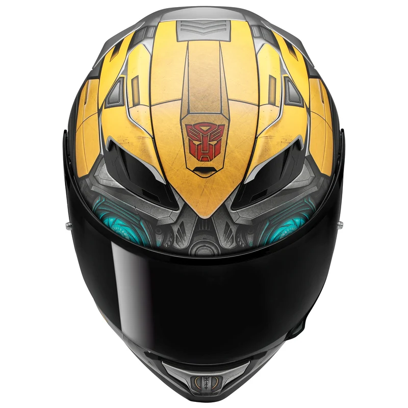 HJC F71 Bumblebee Full Face Motorcycle Helmet